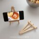 ins木制手机支架 看电影卡片桌面迷你小简约直播可折叠懒人可调节