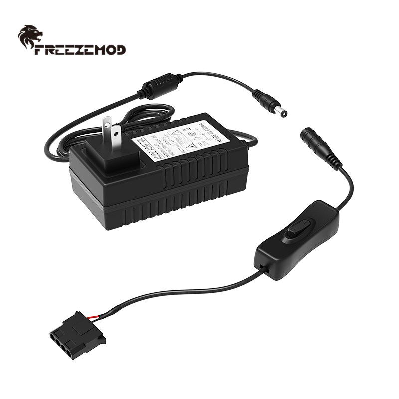 水冷设备外置一体电源220V转24V电流3A可插墙水泵散热排风扇电源