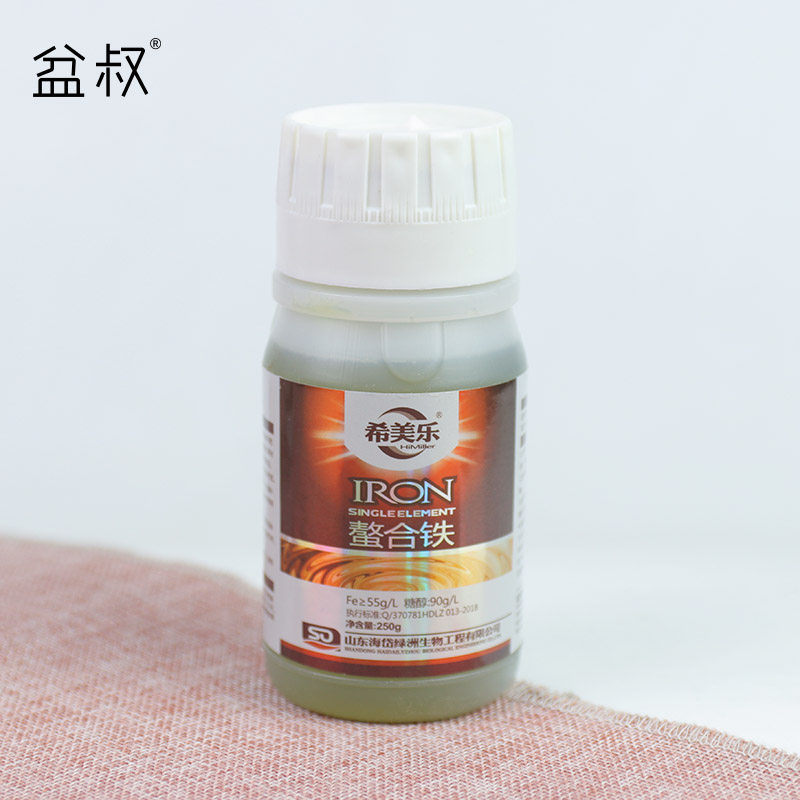 盆叔的店希美乐螯合铁植物黄叶黄化病可喷可淋通用型叶面肥补铁肥