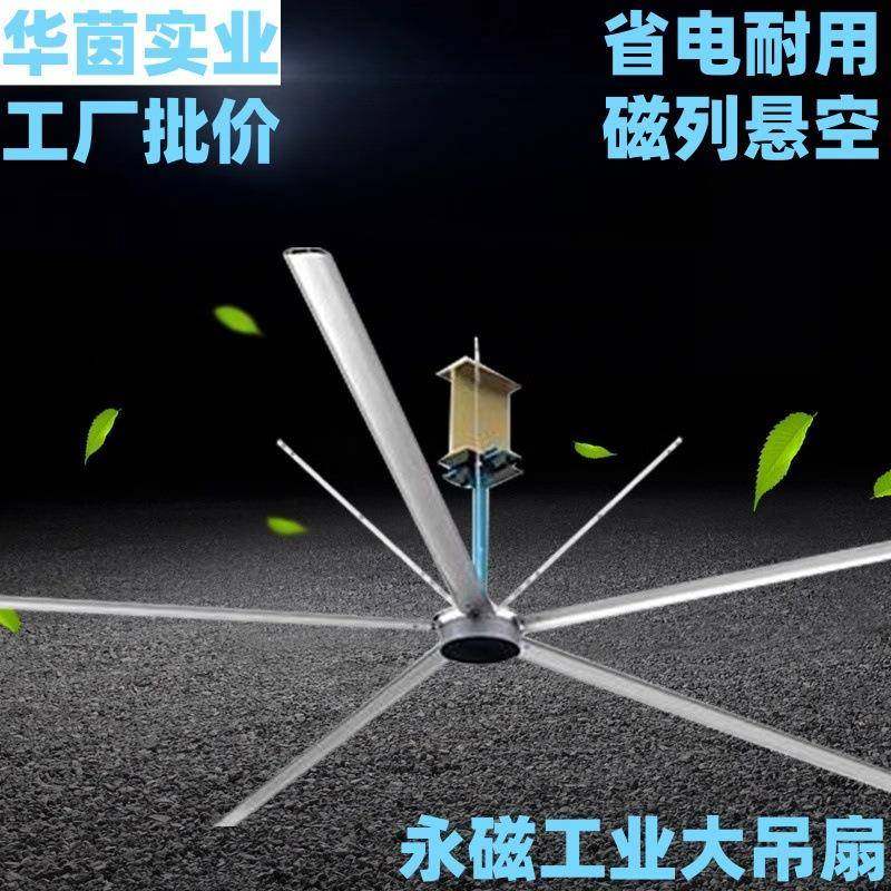 强力永磁工业超大型工厂房车间仓库体育馆通风降温大风力风扇吊扇