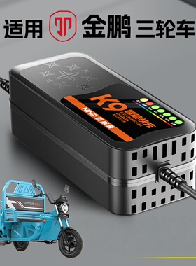 快充适配金彭三轮车充电器48V12AH60V20安72伏35铅酸石墨烯大功率
