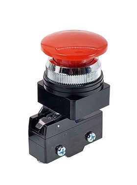 昌得CBMM-25蘑菇急停按钮开关CBFM旋钮附微动开关CM-1702红绿黄