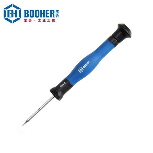 Booher合BH1950202/702双色柄五角精密螺丝批TS2x40~TS7x40mm