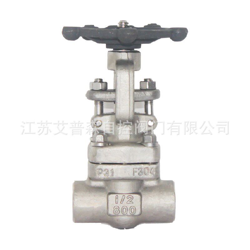 F304高压J/Z11H-16C/25C焊接螺纹锻造截止阀304锻钢高温截止阀