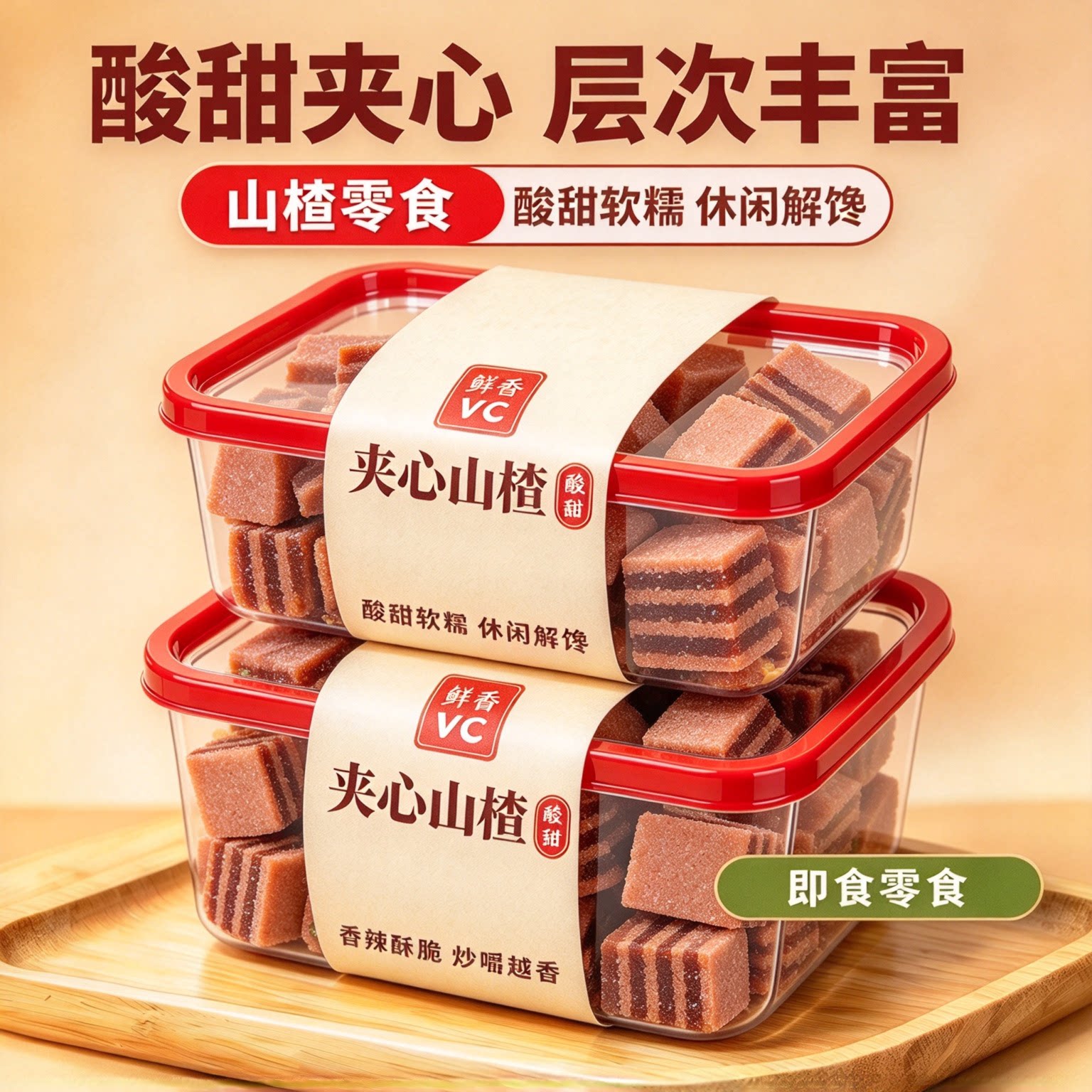 山楂汉堡独立小包总散装夹心果丹皮装山楂条片休闲零食山楂卷