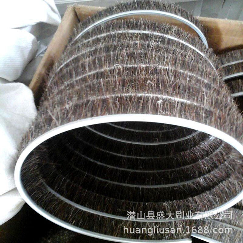 弹簧刷线材除锈抛光除尘除粉内绕缠绕式螺旋毛刷尼龙丝镀铜不锈钢