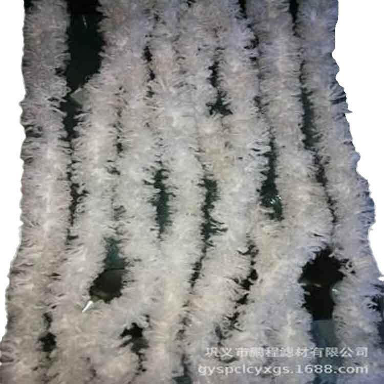 洗砂厂循环水过滤用辩带式生物绳填料 塑料厂污水过滤生物绳填料