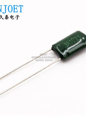 CL11涤纶电容 3A103J 1000V103J 1KV 10NF 0.01UF 绿色 直插 全新