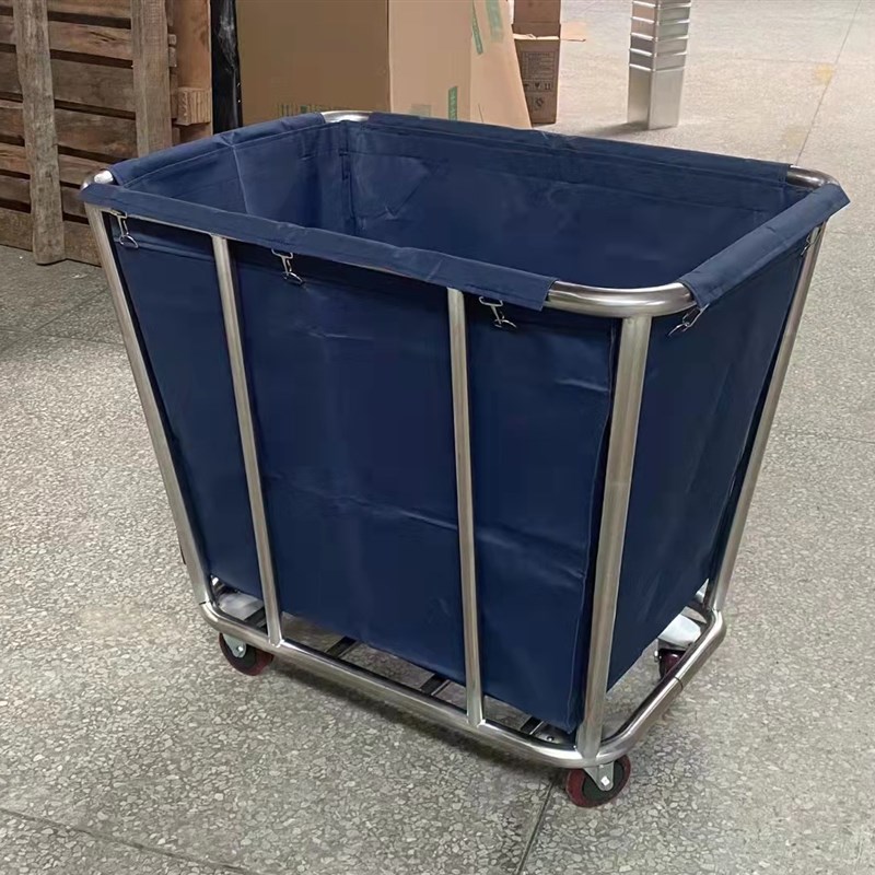 酒店布草车客房布草车客房服务车锥形布草车不锈钢客房布草车