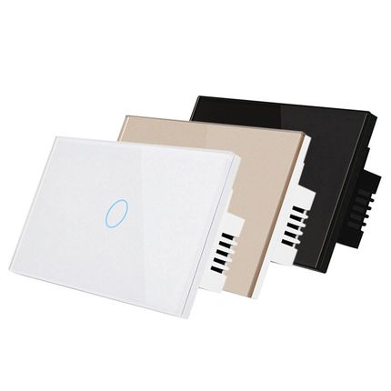 易微联zigbee智能触摸开关1/2/3/4开零火线/单零火通用款APP控制