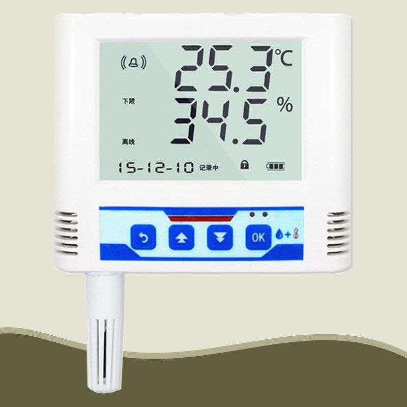 工业以太网温湿度变送记录仪 高精度自动远程监控温湿度计