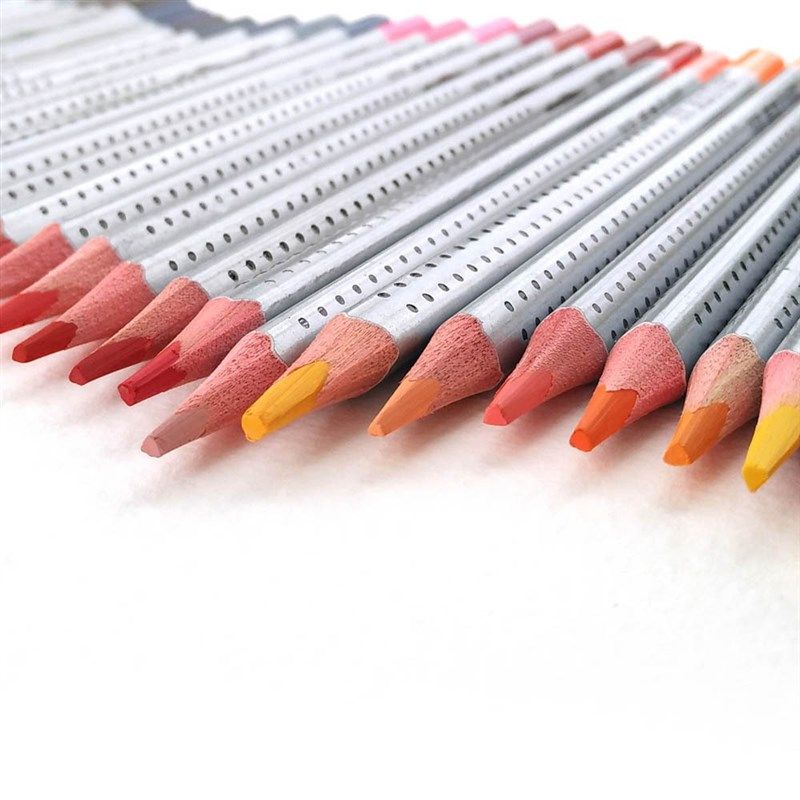 英雄 36/48/60/72色水溶性彩色铅笔 美术彩铅专业 手绘画填色笔