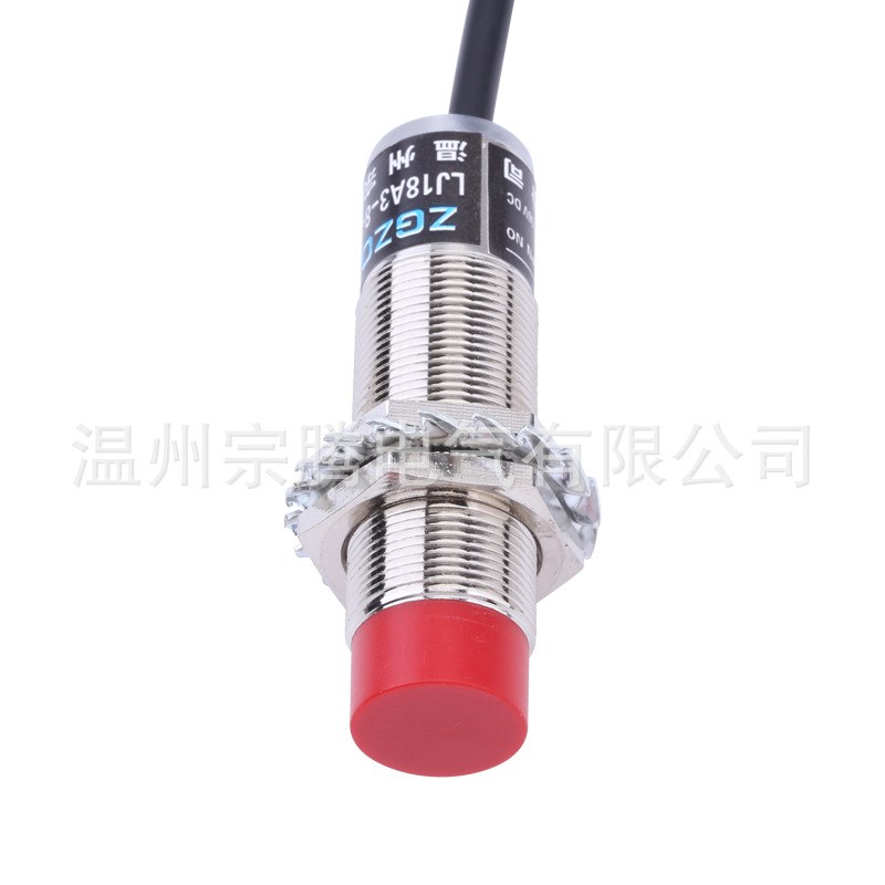 电感式接近开关PM18-08N圆柱形长距离限位距离接近开关