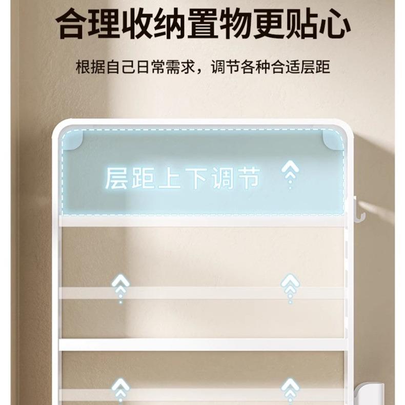 厨房多功置物架调上料F97T8JMH架壁挂能式太空铝免罐打孔墙调味料