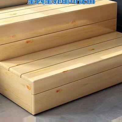 木实双层2多层家用梯台免组装儿童垫脚踩脚窗洗手台阶XCN踏步凳楼
