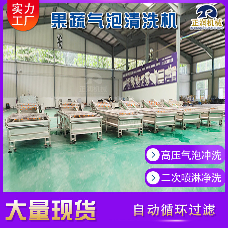 全自动蔬果气泡清洗机南瓜西红柿