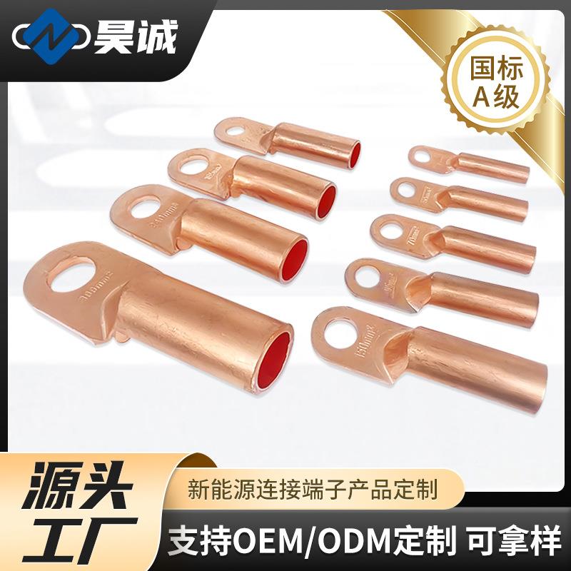 DT铜鼻子紫铜材线质IZC耳接线端口子国标铜子闭线鼻鼻子铜端子