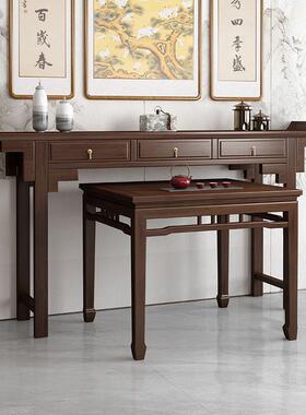 新中式桌供神台家火31621用中堂农村案台香条案件八仙桌六套实木