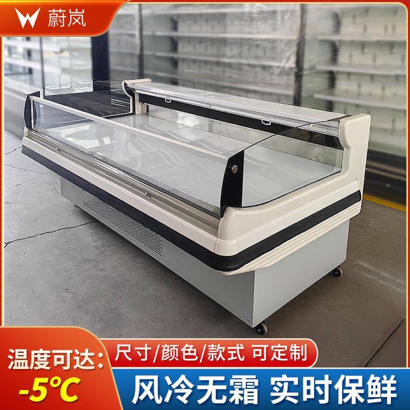 超市冷鲜肉柜卧式藏猪牛羊鲜熟肉冷展示柜TLJ商用生食凉菜卤菜保