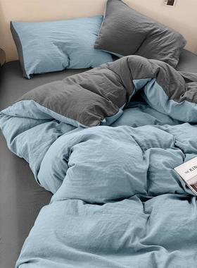 A类婴儿床棉裸睡水32736洗加厚可床单被套件套软糯宿舍三件套床四