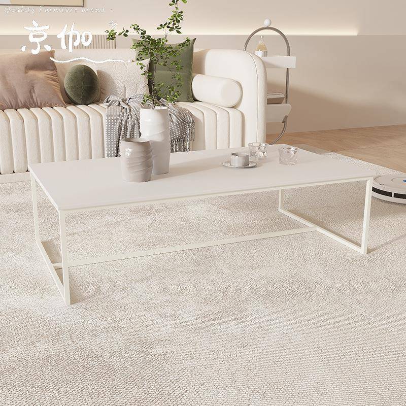 意式轻奢厅极岩奶板油风茶几客家用现代简约小简户c120型办公室泡