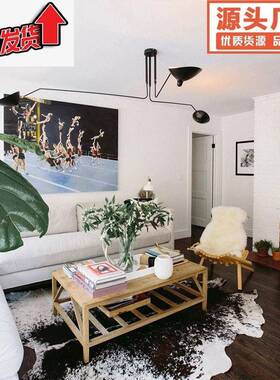 牙舞爪吸顶灯个张FM86998展鸭厅嘴灯创意现代铁艺民性宿客厅蜘蛛