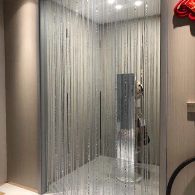 珠子苏装饰门帘隔断珠F99M5778帘帘家用流免打孔卧室客厅过卫道生