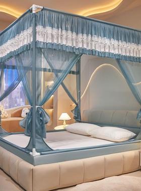 儿童家防摔蚊帐用古卧室蒙包a类婴儿防掉床18床.笠式回87758底方