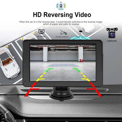 通用7寸PND清显示9902-07/屏支持/Ca卓rplay/高安Auto汽车中控倒