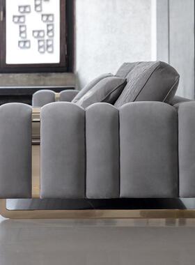 后现LZ2044代风格高端轻奢风布艺沙发大户型客厅沙s发组合Charfim