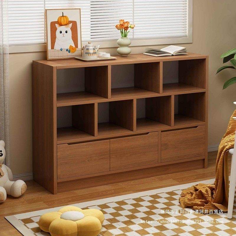 书架落地物家置物架收储柜子简易用客厅卧纳室靠墙儿童YAH格子柜,电子元器件市场,其它元器件,淘宝优惠券,粉丝福利购,淘宝优惠卷