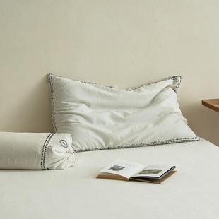 日式质朴亚棉麻苦枕10%麻+90荞%棉枕头枕四季款荞麦ZH202410单人