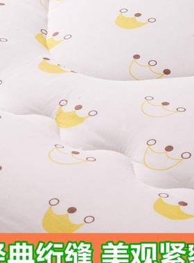 棉质花床子垫被家用双人床垫.1m8单人学生宿舍棉絮被褥褥EBK加厚