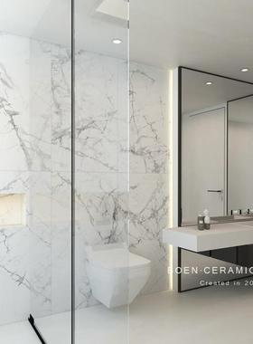 新款法式柔光寒江大理石地砖6NQL010浴x200瓷砖雪客厅卫生间室墙