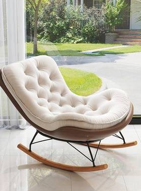 摇椅轻阳台逍奢椅子家用休闲30547人躺椅单人沙发客遥厅摇椅懒人