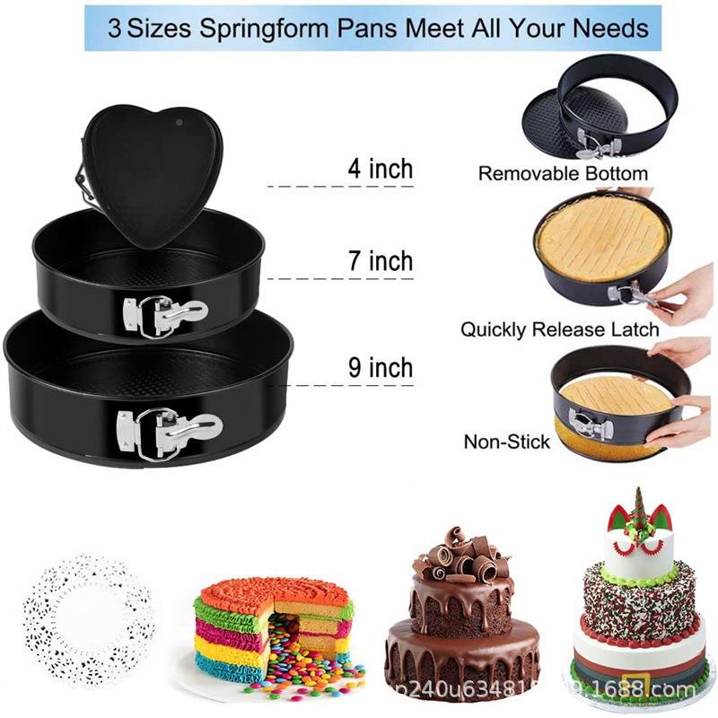 马逊468亚件蛋转CBR套装奶油糕台蛋糕装饰工具亚克力蛋糕架烘焙工