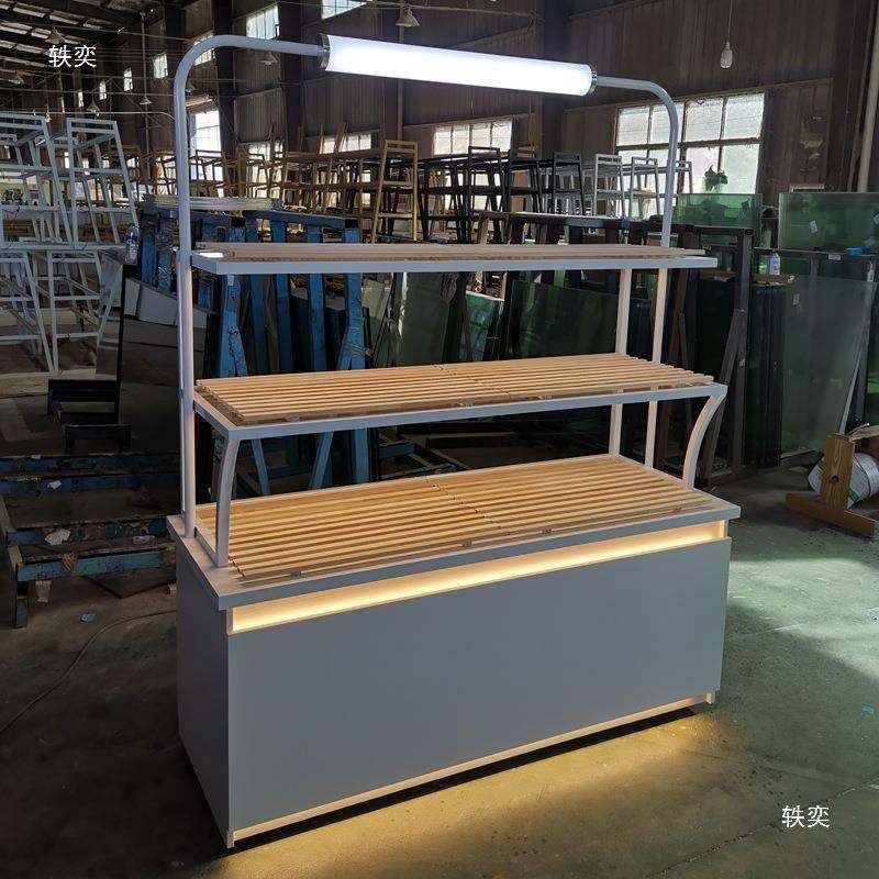 面包柜边柜柜展示展柜面式包展示柜移门铁艺烤漆蛋糕店示台LUX边