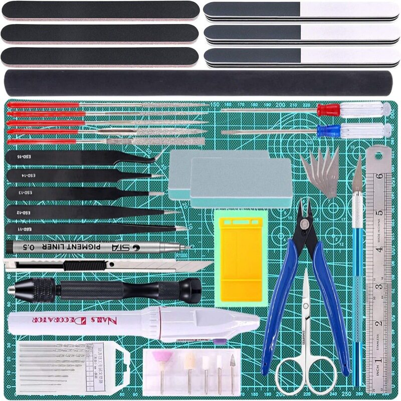 跨境货源55件/44件/32件高达模型工具套件航模制作工具套装