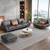 科布沙艺发客厅小户型轻奢现代简约出租三FZW人技位直排猫抓房皮