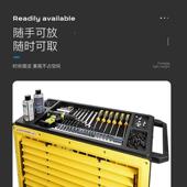 雷豹E可移动户外修餐馆小推车置物架EF2422D工业风2扇商用冷风机F