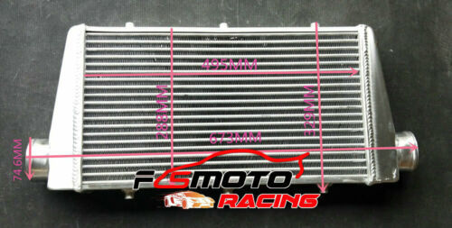 用于500x290x62mm 3“入口/出口76mm的FMIC通用铝涡轮增压中冷器