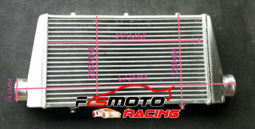 用于500x290x62mm 3“入口/出口76mm的FMIC通用铝涡轮增压中冷器