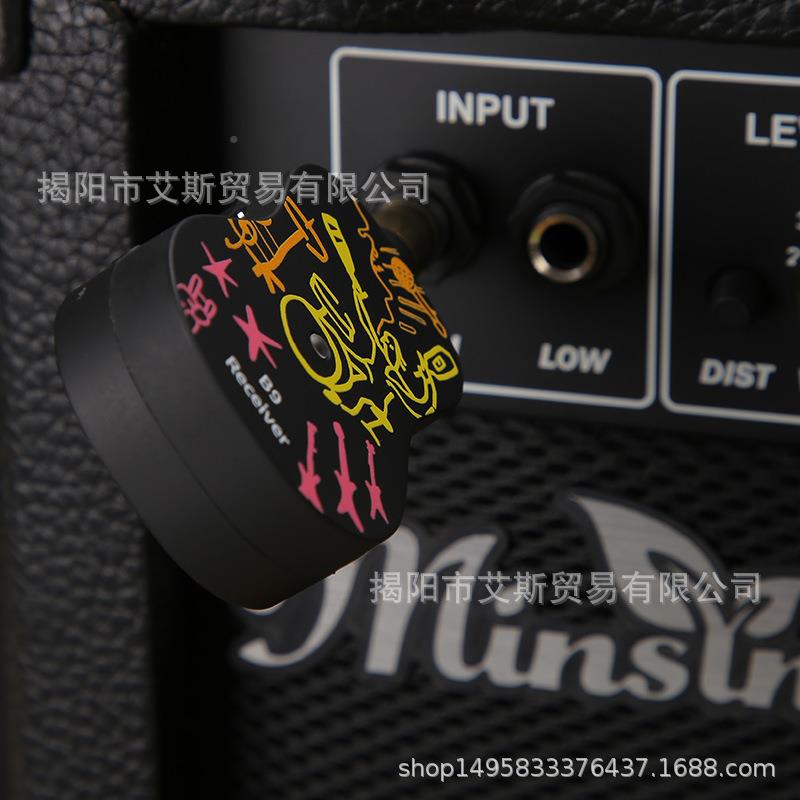 B.9新款无线斯接收器24GHz电吉他贝小提MIU琴无线音频传器输收发