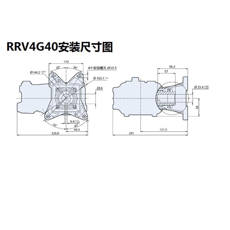 大利AR高意压泵增压清洗泵头SVR/RRRV4G40/R1YEF5.20喷淋加湿清洗