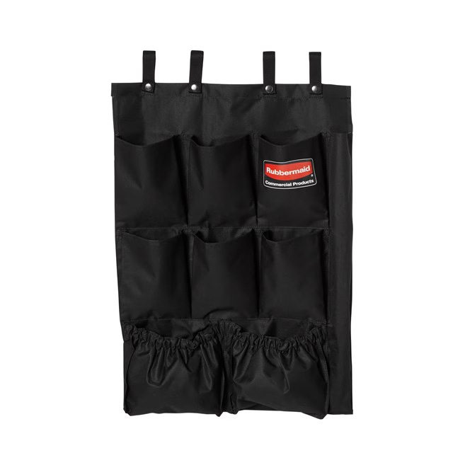 乐柏美商务用品客房服务推车9格运送口袋FG9T9000BLA酒店服搬运车