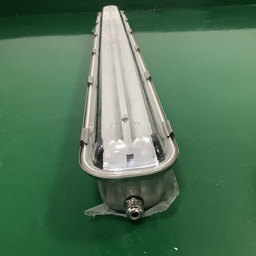 厂家供应抗冲击不锈钢三防灯 单双管贴片式led三防灯 PC罩照明灯