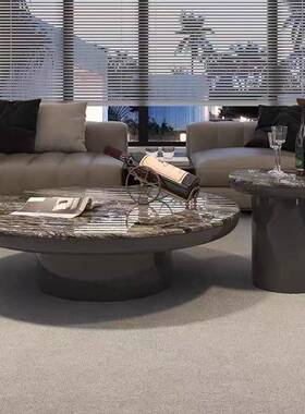 式2025新款高端茶茶几天OGY可然大理石意极简客厅家用移动创意几