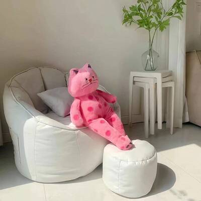儿童沙发小82028可躺睡单椅人躺人类狗可窝榻榻米卧室沙发豆沙袋