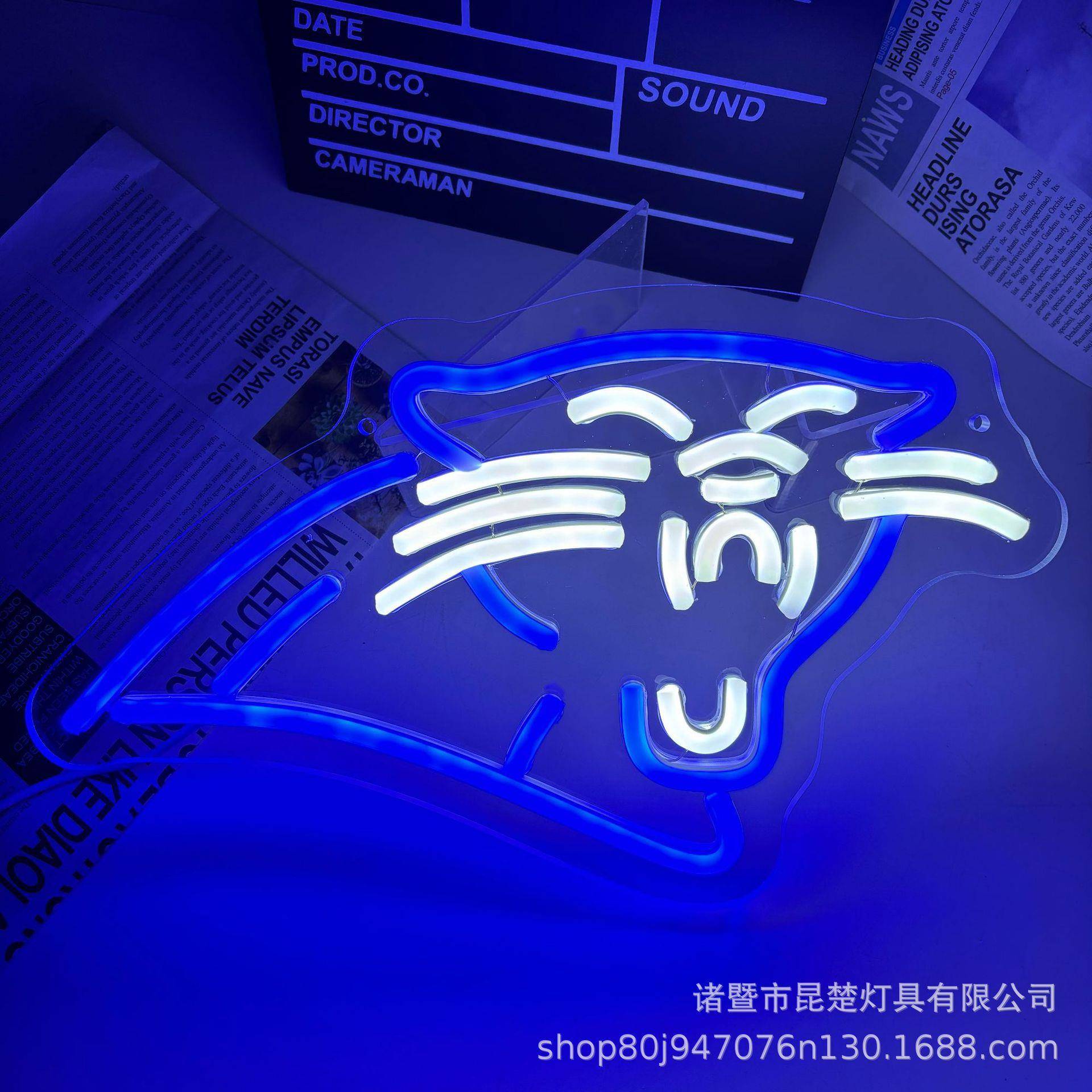 虹灯新创意LED装刻饰雕品氛围小夜灯霓YTR厂家直销