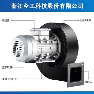 鼓DF离风心风机220V多翼式 引机静音耐高温机VIE风机工业风小型380
